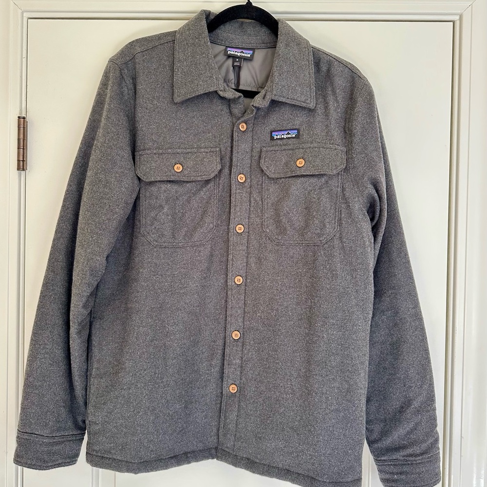 Patagonia Gray Lightweight Shirt Jacket